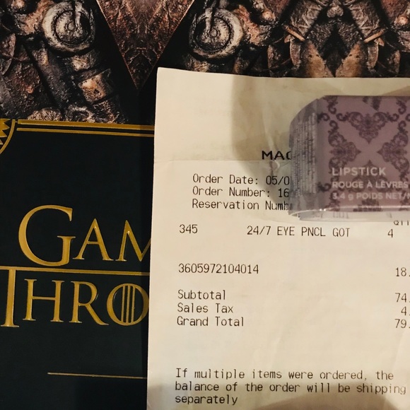 WINTERFELL SNOW EYELINER PENCIL UD GOT NIB - Picture 4 of 4